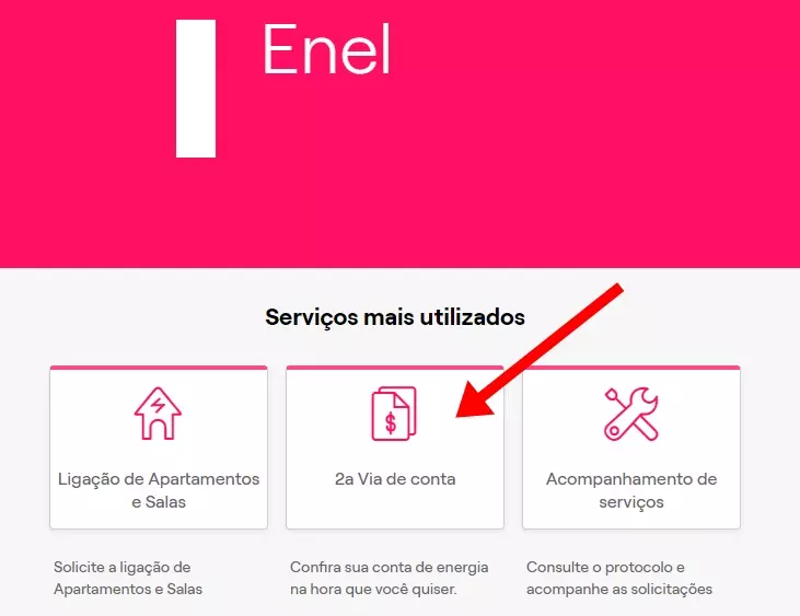 Segunda Via Enel Código de Barras